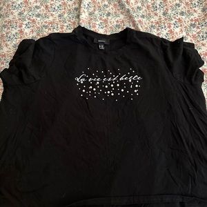 Forever 21 black shirt size 3x